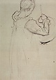 Dorothy Barnard, Study for “Carnation, Lily, Lily, Rose” (recto): Polly Barnard, Study for “Carnation, Lily, Lily, Rose” (verso), John Singer Sargent (American, Florence 1856–1925 London), Graphite on paper, American